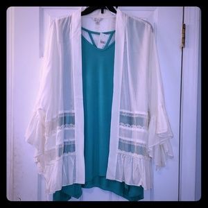 Tunic with Spring Cardigan
